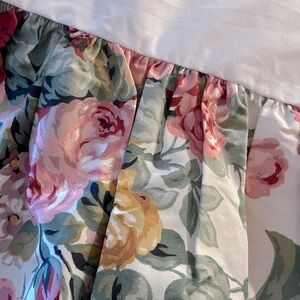 RL NWOT Bedskirt(s) Twin Size Floral “Allison” By Ralph Lauren